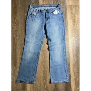 Old‎ Navy Sweet Heart Bootcut Jeans Light Wash Blue Denim Womens 10 Short